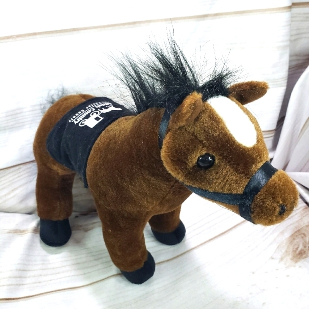 Amish Country Lancaster Brown Horse Plush Stuffed Toy 13 Inch 2017 Petting Zoo